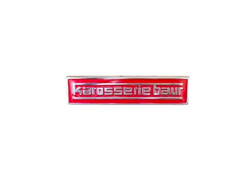 Carrozzeria baur emblema targa - emblema,