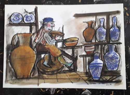 Emanuele luzzati cartolina - emanuele, i