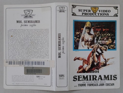 Jaquette vhs moi - vhs, semiramis
