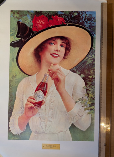 Coca cola summer girl 1921 - coca,