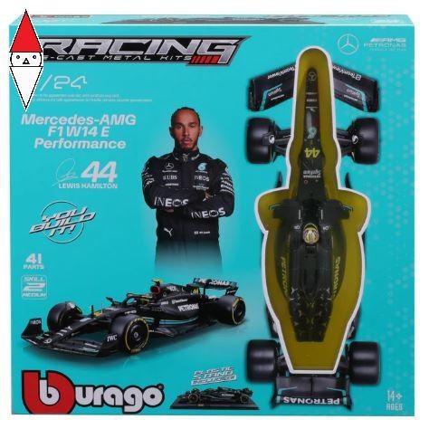 Burago mercedes f1 w14 - 1/24,