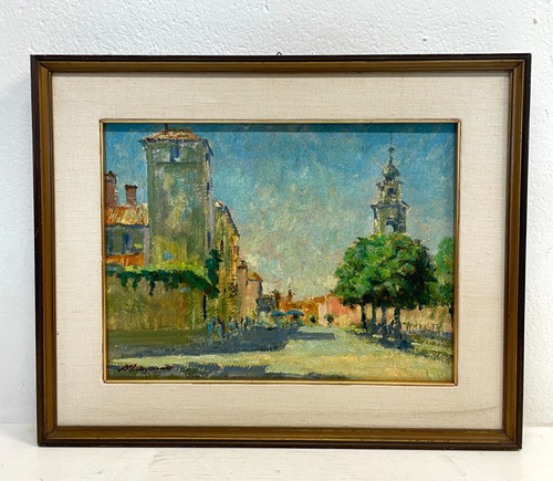 Antico quadro dipinto olio - quadro,
