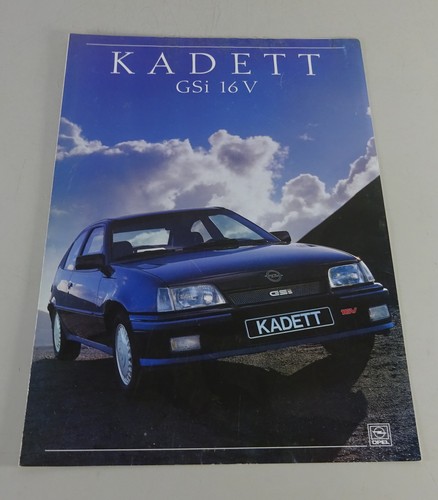 Prospekt opel kadett gsi - e,