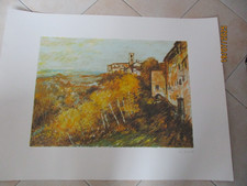 MICHELE CASCELLA SERIGRAFIA FIRMATA E NUMERATA TIMBRO A SECCO CASCELLA