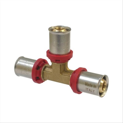 Raccordo tee pressare - a,