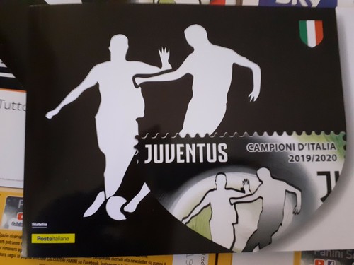 Francobolli folder juventus - francobolli,