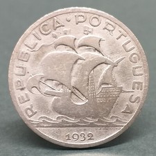 MONETA ARGENTO PORTOGALLO 1932