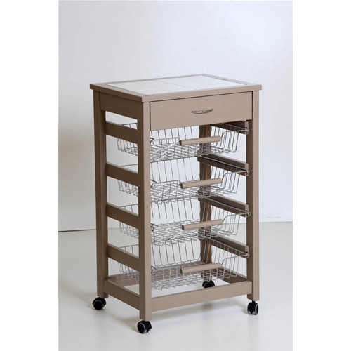 Carrello vesuvio con cassetto - carrello,