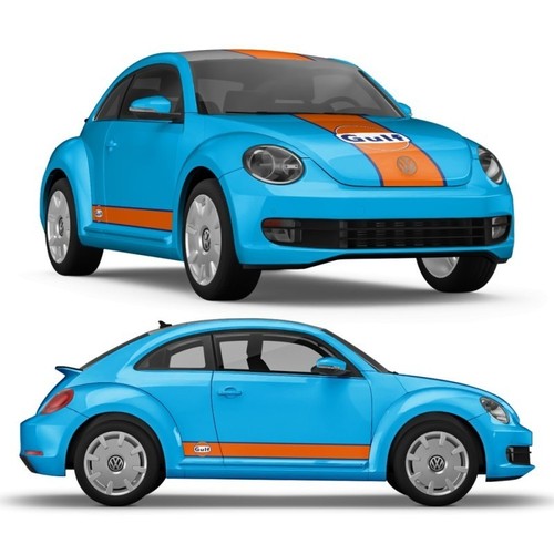 Kit adesivi strisce gulf - adesivi,