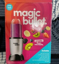 Nutribullet Magic Bullet Starter Kit Frullatore Tritatutto Multifunzione, Argento