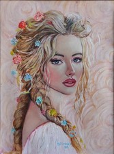 Quadro donna bella ragazza