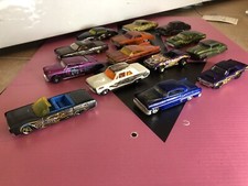 Hot Wheels Lotto Macchine Vecchie Old Americane Lowride Cars 14 Cars