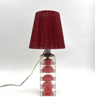 Lampada da tavolo in vetro