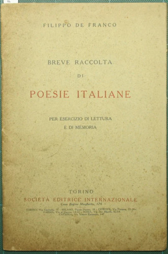Breve raccolta poesie - breve,