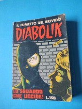 n.17 Diabolik Lo Sguardo Che Uccide Prima Serie Ingoglia 1964 Di Resa