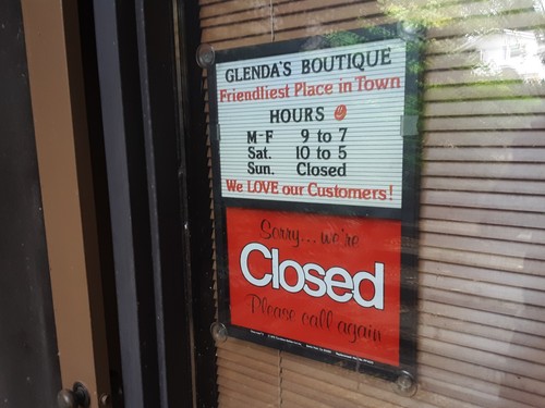 Vintage open closed - sign, with