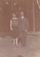 B2 - Foto Photo Fotografia Anni 20 - Coppia Uomo Donna