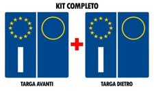 N°2 KIT Adesivi Targa