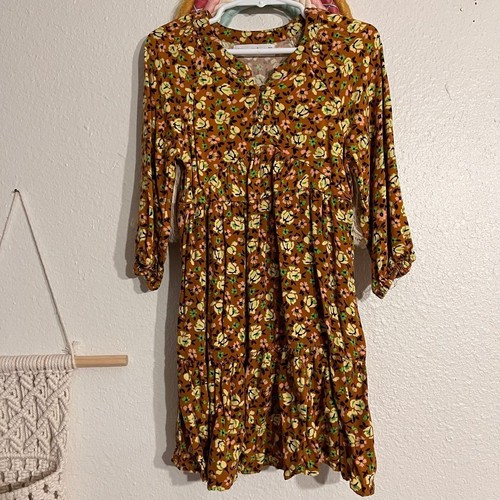 Zara floral fall kids dress - floral,