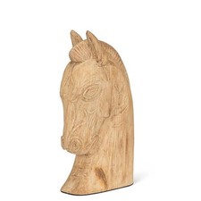 Scultura testa di cavallo