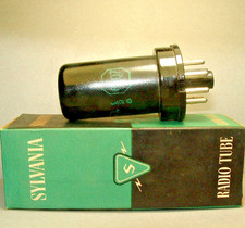 6SQ7 Valvole Tubes Sylvania metalliche UNA NOS