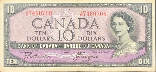Canada banconota - canada, 10