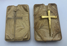 UNICA collana croce in oro massiccio 24k+ 10,83gr UNO di un KIND stampo incluso