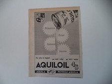 advertising Pubblicità 1959 AQUILIA PETROLI AQUILOIL