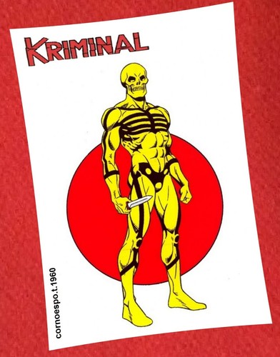 Kriminal corno adesivo - corno,