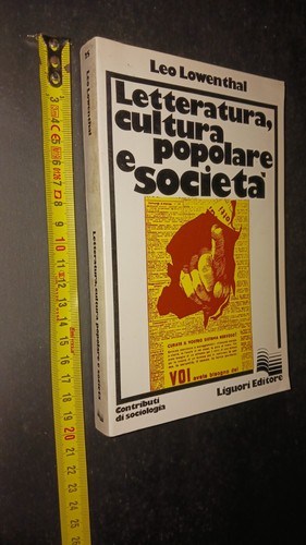 Leo lowenthal letteratura - leo,