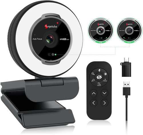 Webcam 60fps 1080p con luce - luce, ad