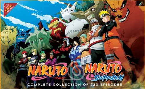 Dvd anime naruto shippuden - anime,