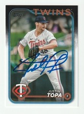 Justin Topa Signed 2024 Topps