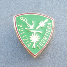 DISTINTIVO smaltato  Polizia di Frontiera - Polizia di Stato - dismesso