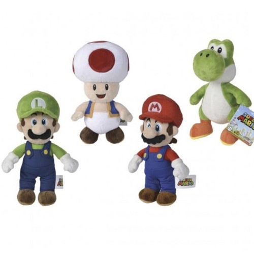 Peluche super mario luigi - peluche,