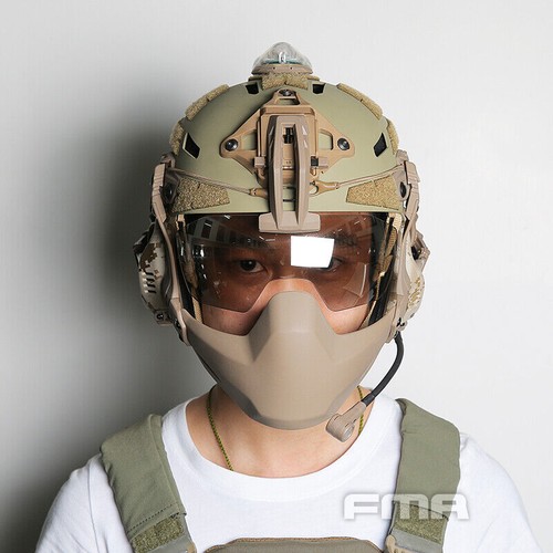 Casco tattico visiera pelle - , di
