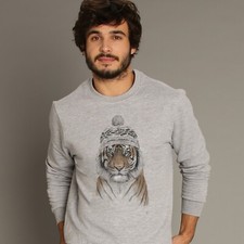 Felpa Uomo Colore Grigio