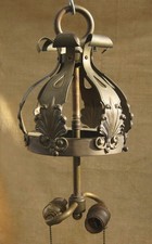 Portaparalume ornato in bronzo