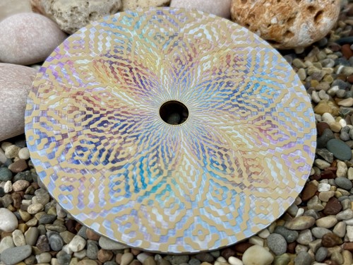 Disco cymatic aplicum placcato - disco,
