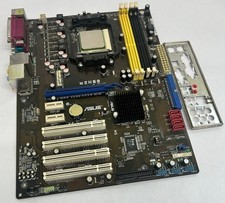 Asus M2N68 REV. Socket 2.01G AM2 AMD scheda madre con piastra posteriore e CPU Athlon