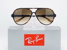 Occhiali da sole unisex Ray-Ban Cats 5000 RB4125 59mm aviatore - lenti sfumate marrone