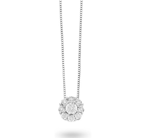 Collana donnaoro oro - collana, bianco18