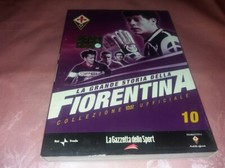 DVD N°10 LA GRANDE STORIA DELLA FIORENTINA COLLEZIONE UFFICIALE+2 card adrenalyn