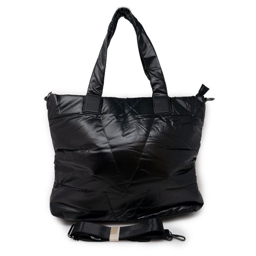 Borsa donna nera trapunatata