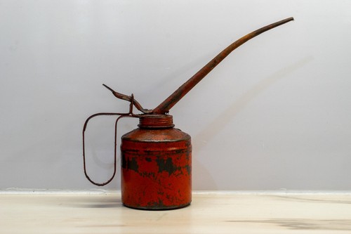 Vintage wesco oil - oil, can
