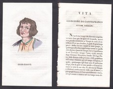 1820 Giorgione Pittore Italia