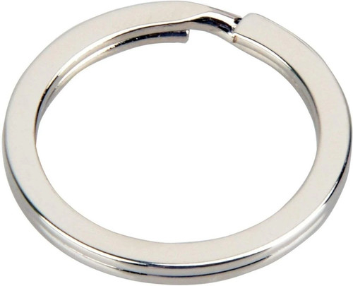 Anello spaccato acciaio inox - anello,