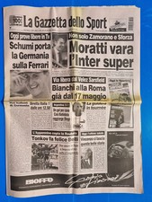 GAZZETTA DELLO SPORT 26 APRILE 1996 MORTE VINCENZO TORRIANI-JURI CHECHI-MORATTI