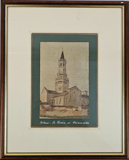 antica STAMPA XILOGRAFIA