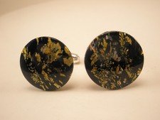 Gemelli in acrilico maculato